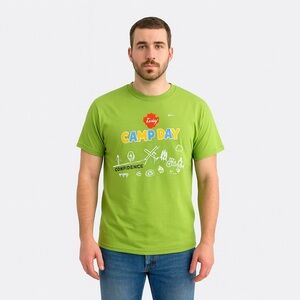 Tim Horton’s Green Camp Day Short Sleeve Shirt
